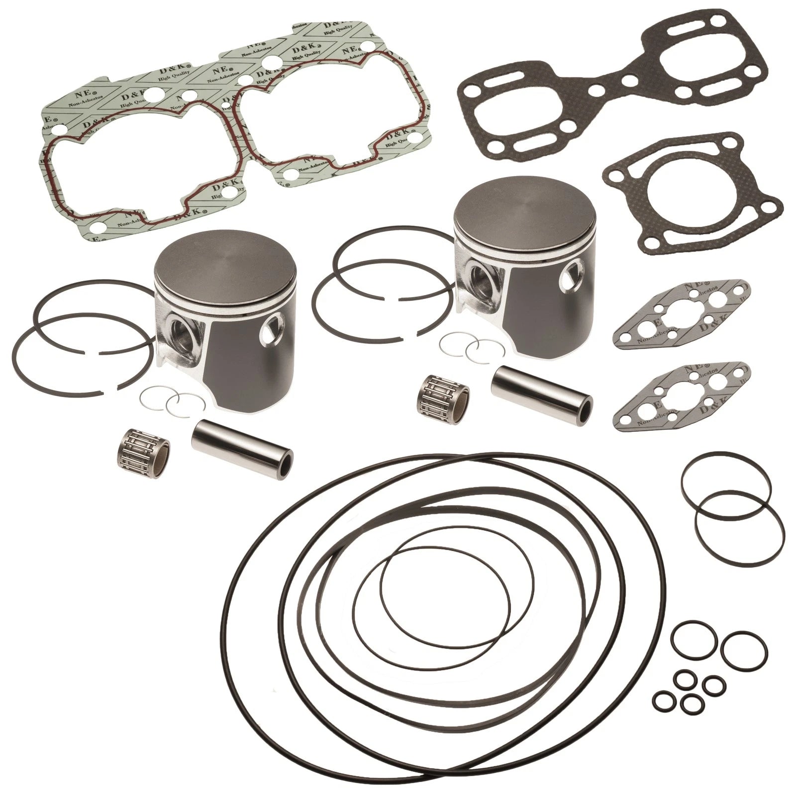 Top End Rebuild Piston Gasket Kit for SeaDoo 787 800 RFI GTX GSX GTI (STD .50MM)