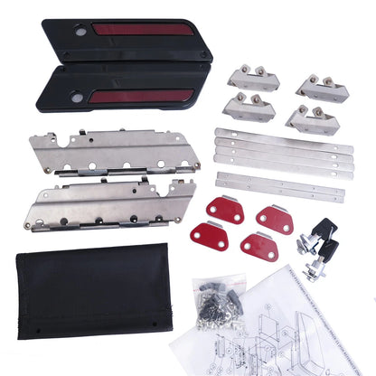 Saddlebag Hardware Latch Hinges Kit for Harley Touring FLT FLH (1993–2013)