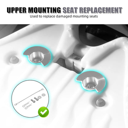 Seat Receptacle Latch Replacement Pin Kit for Yamaha YFZ450RSE (2009–2020)