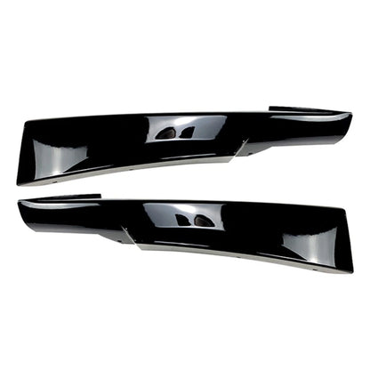 Front Bumper Lip Corner Splitters for BMW E90 E91 LCI M-Tech (2009–2013) Gloss Black
