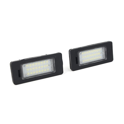 2Pcs 24SMD LED License Plate Light for Audi A1 8X / A3 8V / A4 S4 B8