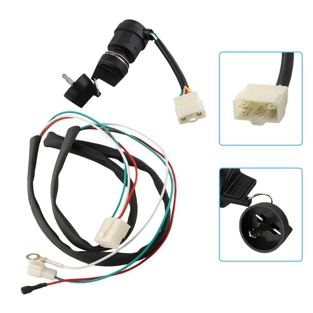 Ignition Key Switch for Engine Cultivator Generator
