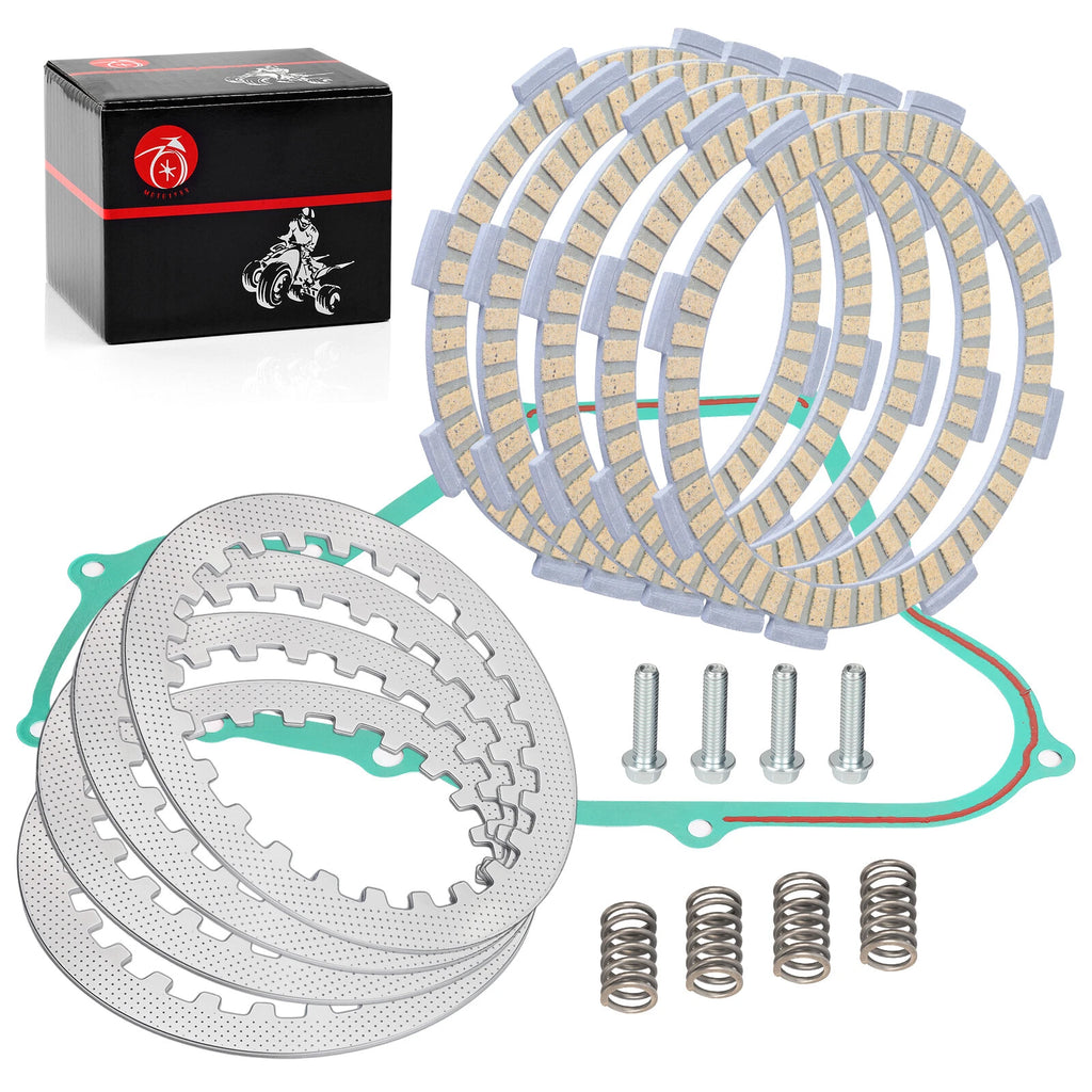 Clutch Friction Steel Plates Kit w/ Gasket for Honda CR80 CR85 (1980–1985)