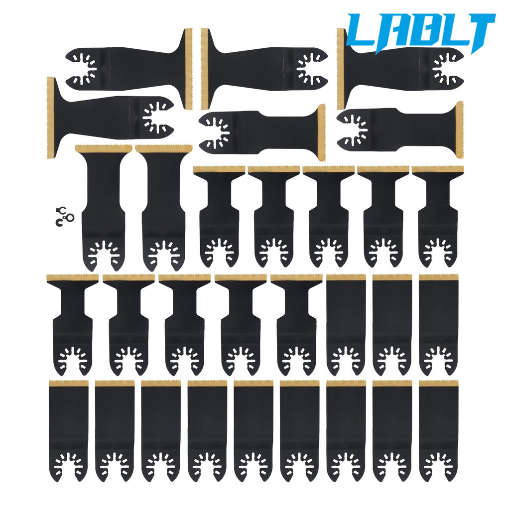 30Pcs Steel Oscillating Tool Blades for Multi Tool