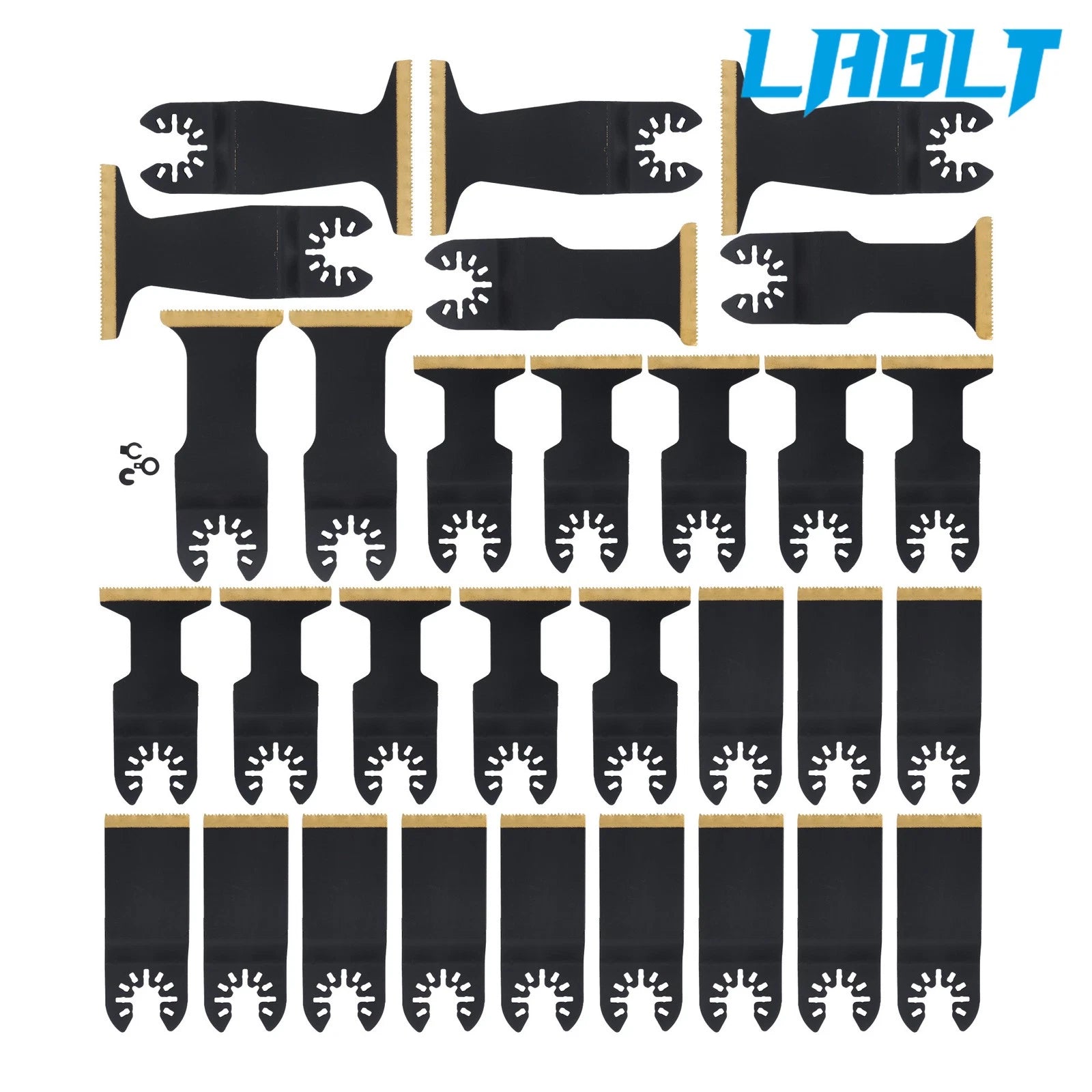30Pcs Steel Oscillating Tool Blades for Multi Tool