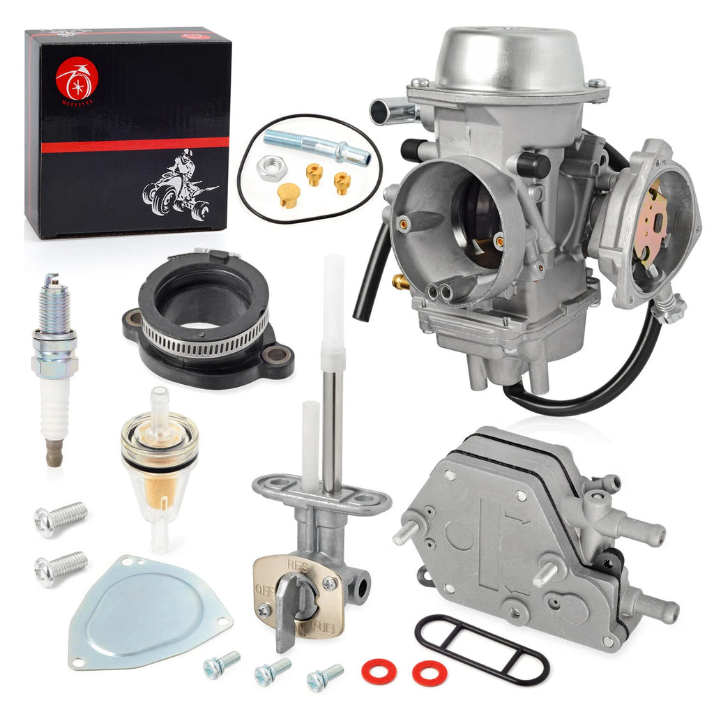 Carburetor Intake Boot & Fuel Pump Valve Petcock for Polaris Outlaw Predator 500 (2003–2007)