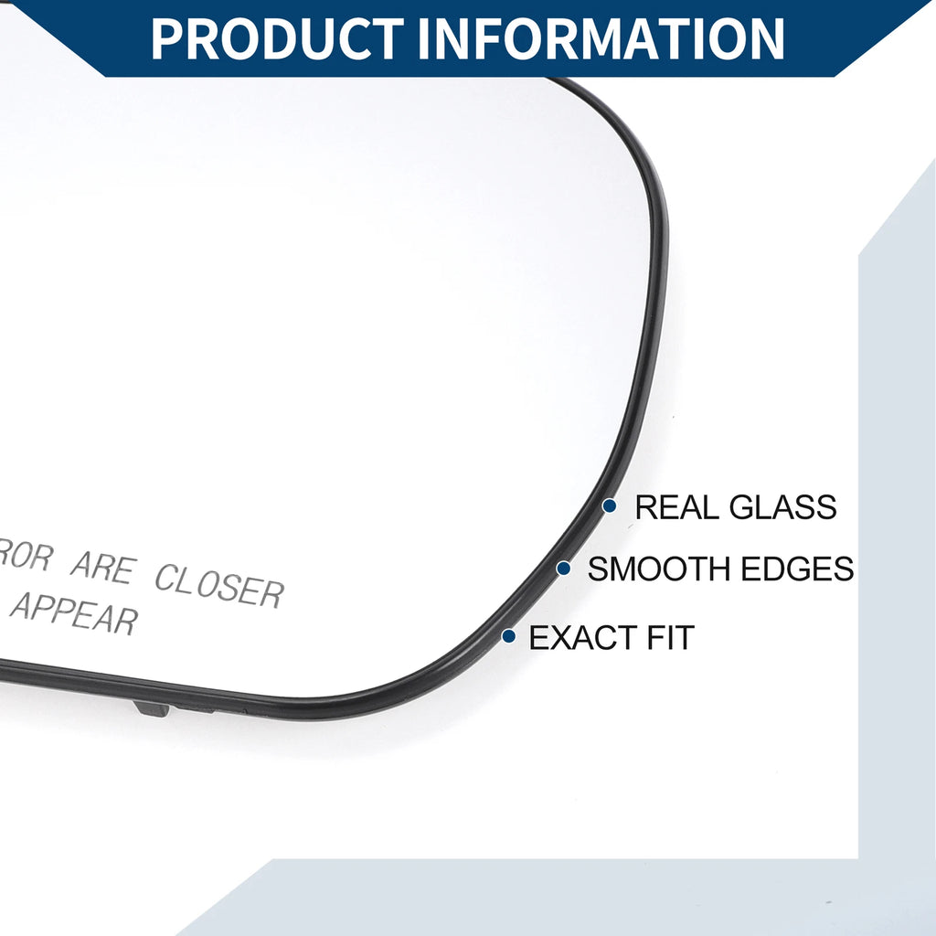 Heated Right Side Mirror Glass for Honda Pilot (2003–2008)