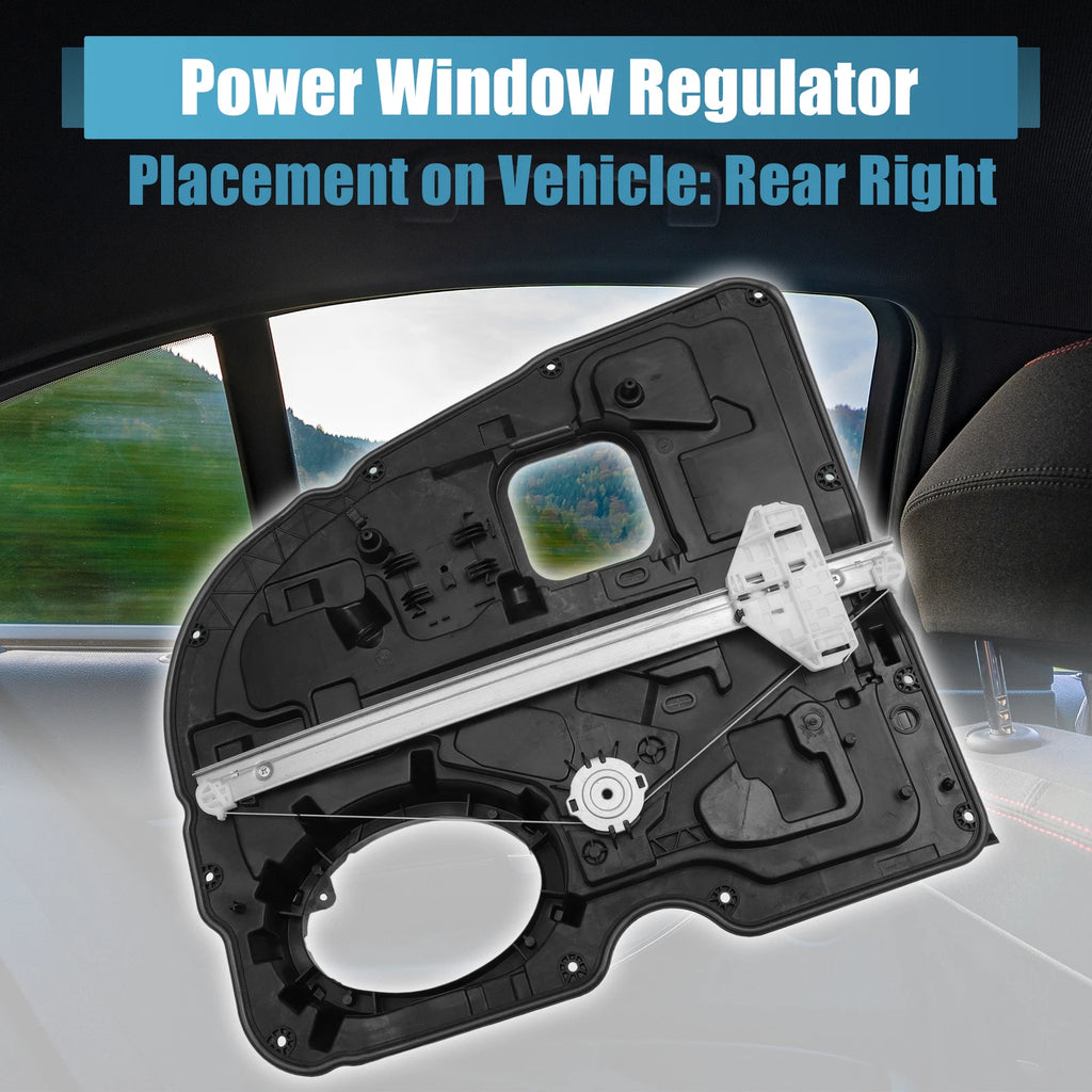 Rear Right Power Window Regulator for Dodge Ram 1500 (2010–2018)
