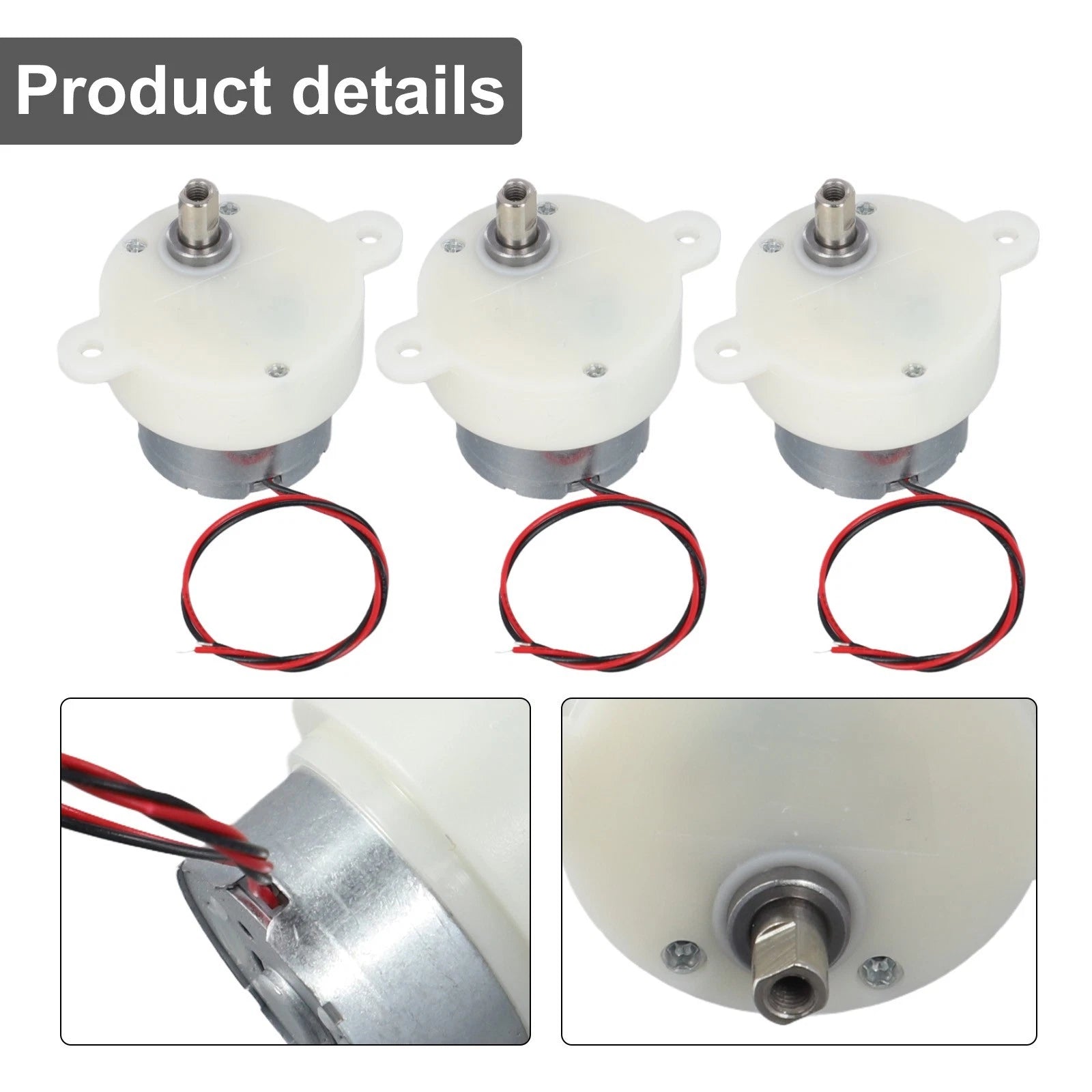 Rotary Speed Motor Set for Alarm Systems (DC 6V, 5RPM)