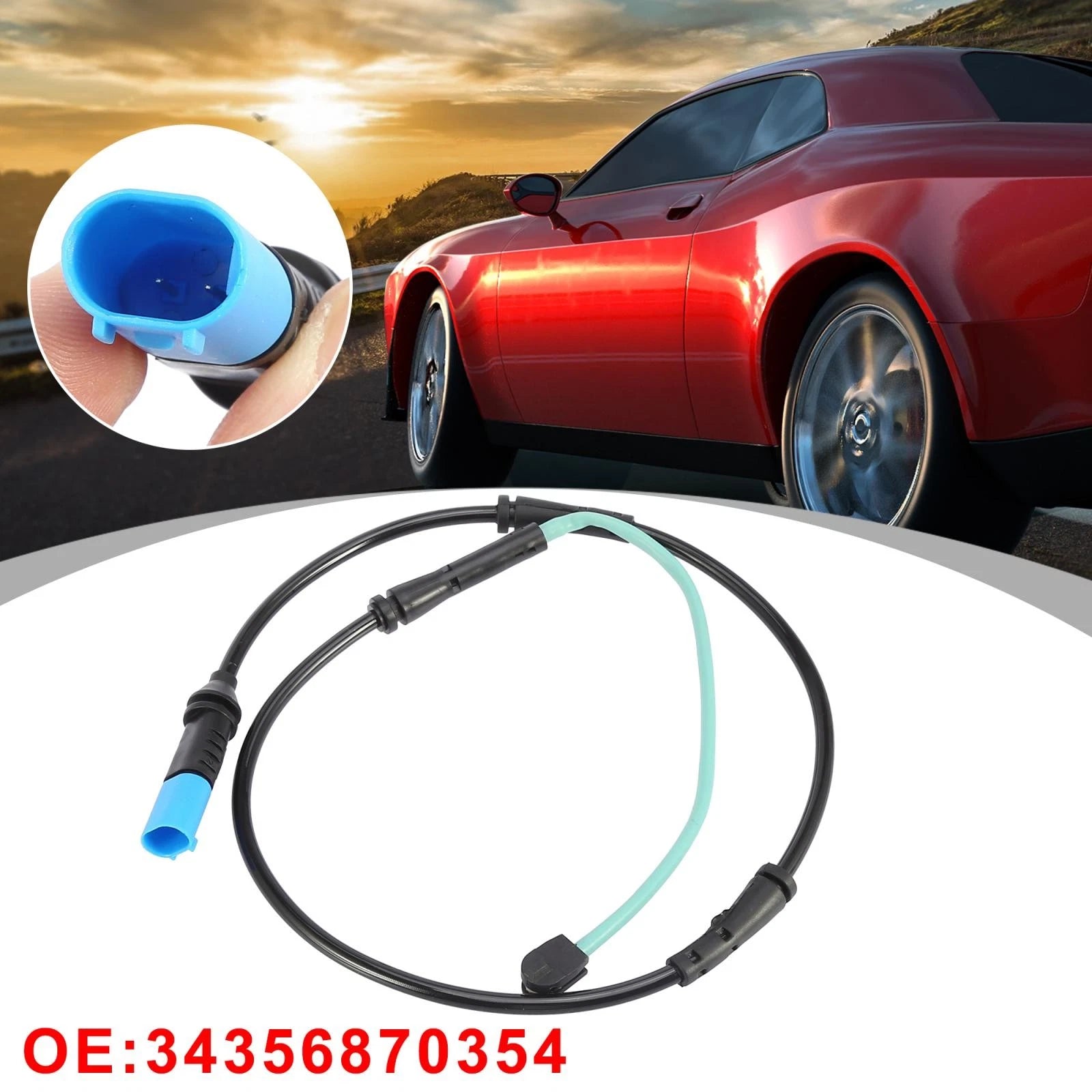 Rear Brake Pad Wear Sensor Replacement 2 Pin for BMW (2011–2018)