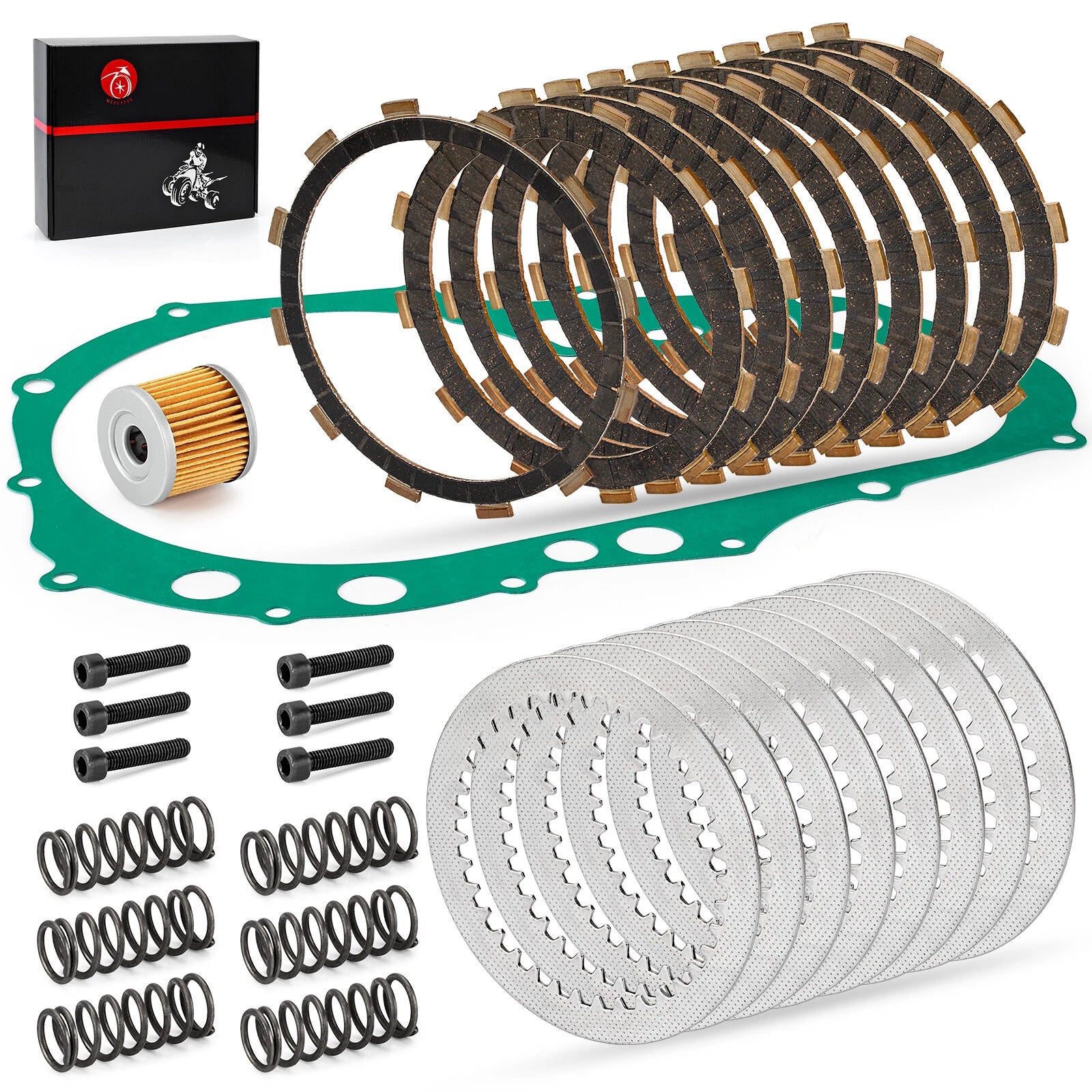 LTZ400 Clutch Friction Plates & Gasket Kit for Suzuki QuadSport Z400 (2003–2006)
