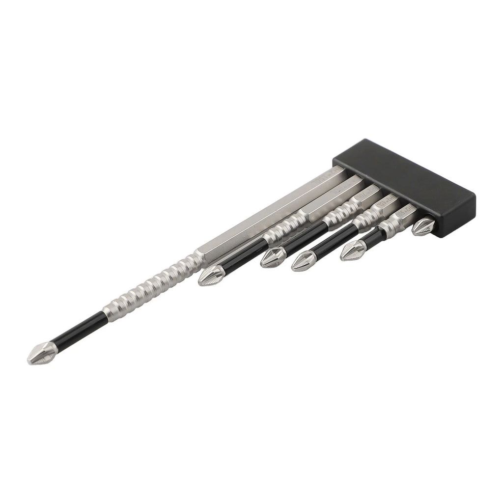 56pcs Cross Magnetic Screwdriver Bit Set for High Strength Operations
