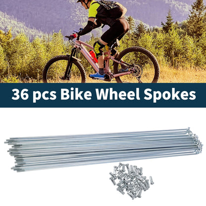 Bicycle Spokes Nipple Set 45 Steel 13G 275mm Universal (1970–1980)