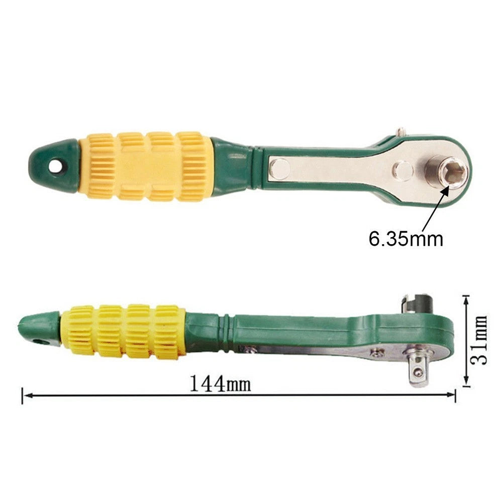 Quick Ratchet Wrench 1/4 Inch Socket for Pneumatic Tools