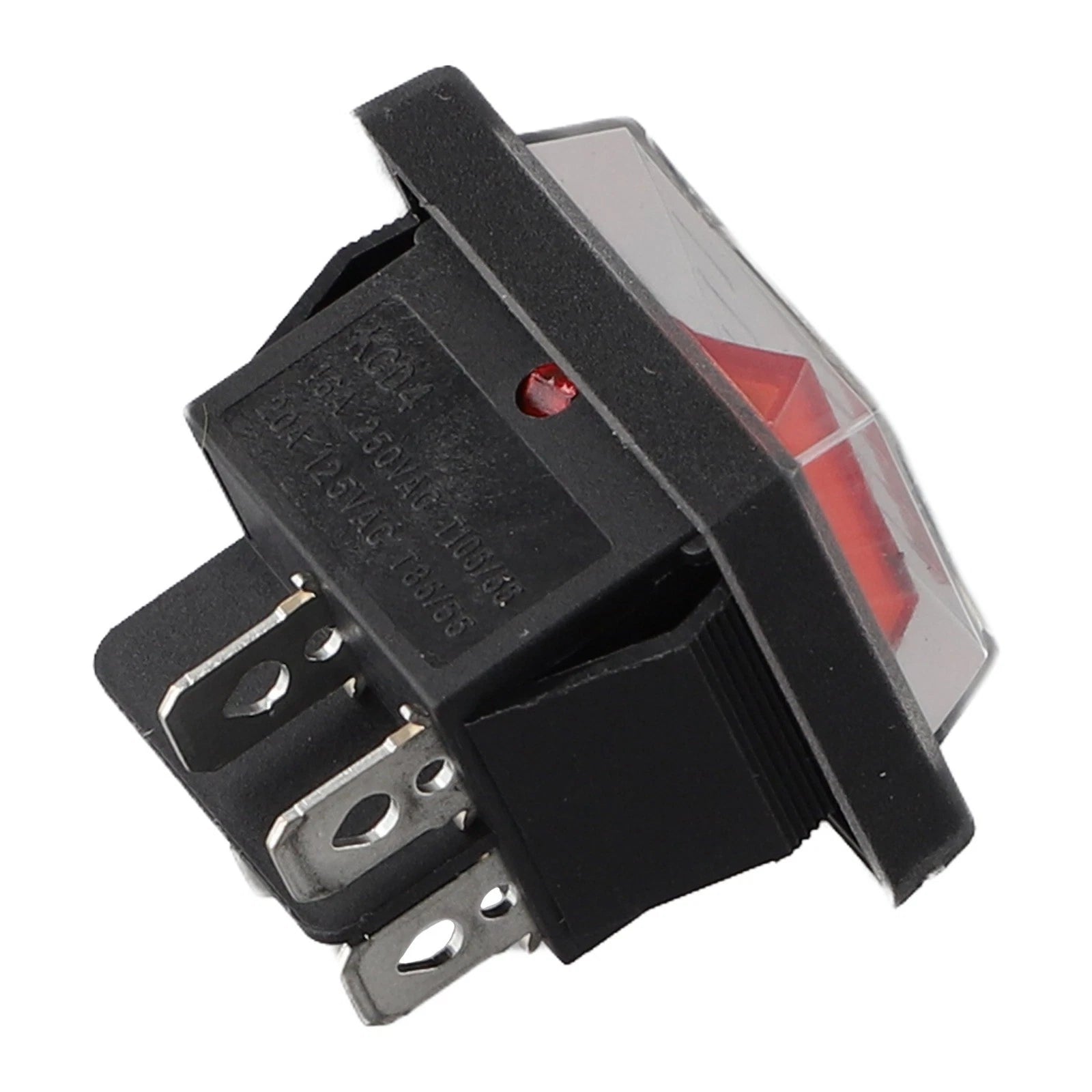 2X Waterproof 2 Pole Rocker Switch with 4 Pin Blade Terminal 16A/250V