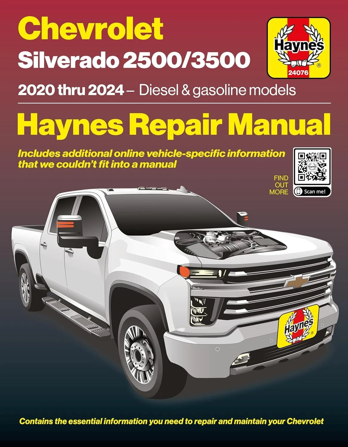 Haynes Repair Manual for Chevrolet Silverado 2500/3500 (2020–2024)