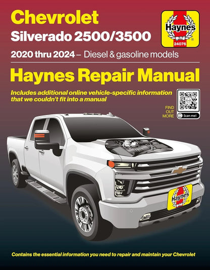 Haynes Repair Manual for Chevrolet Silverado 2500/3500 (2020–2024)