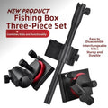 Fishing Box with Quick Release Insert for Rod Mounting