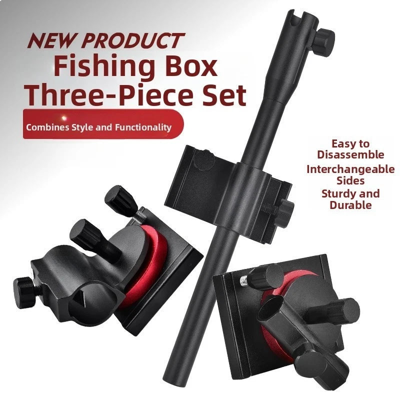 Fishing Box with Quick Release Insert for Rod Mounting