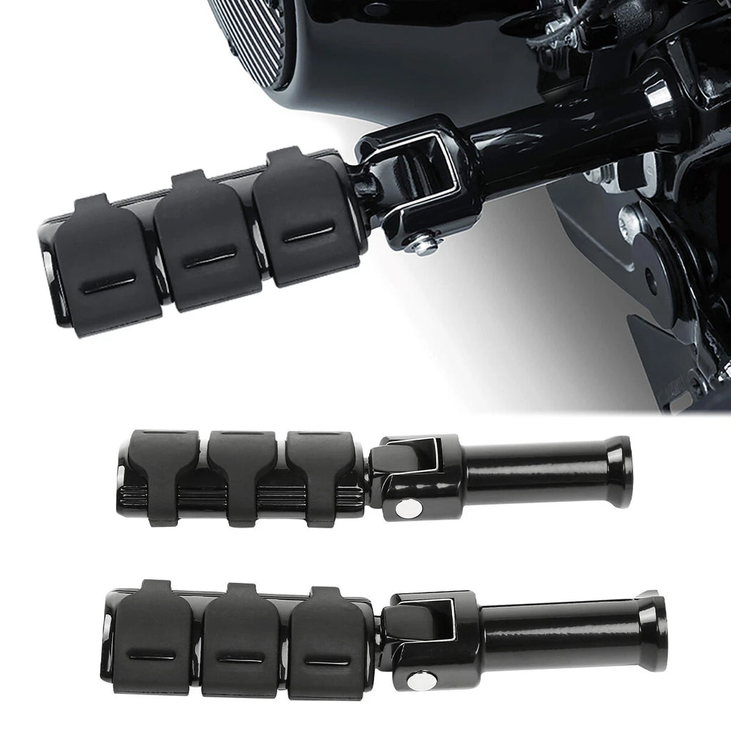 Passenger Footpeg Footrest Mount Bracket for Harley Davidson Softail (2018–2024) Black