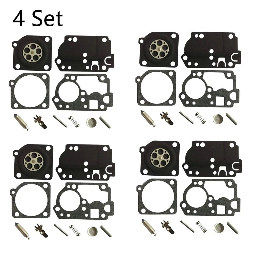 Set of 4 Carburetor Gasket Repair Kit for Zama RB-142, Homelite C1U-W32, C1U-W32A