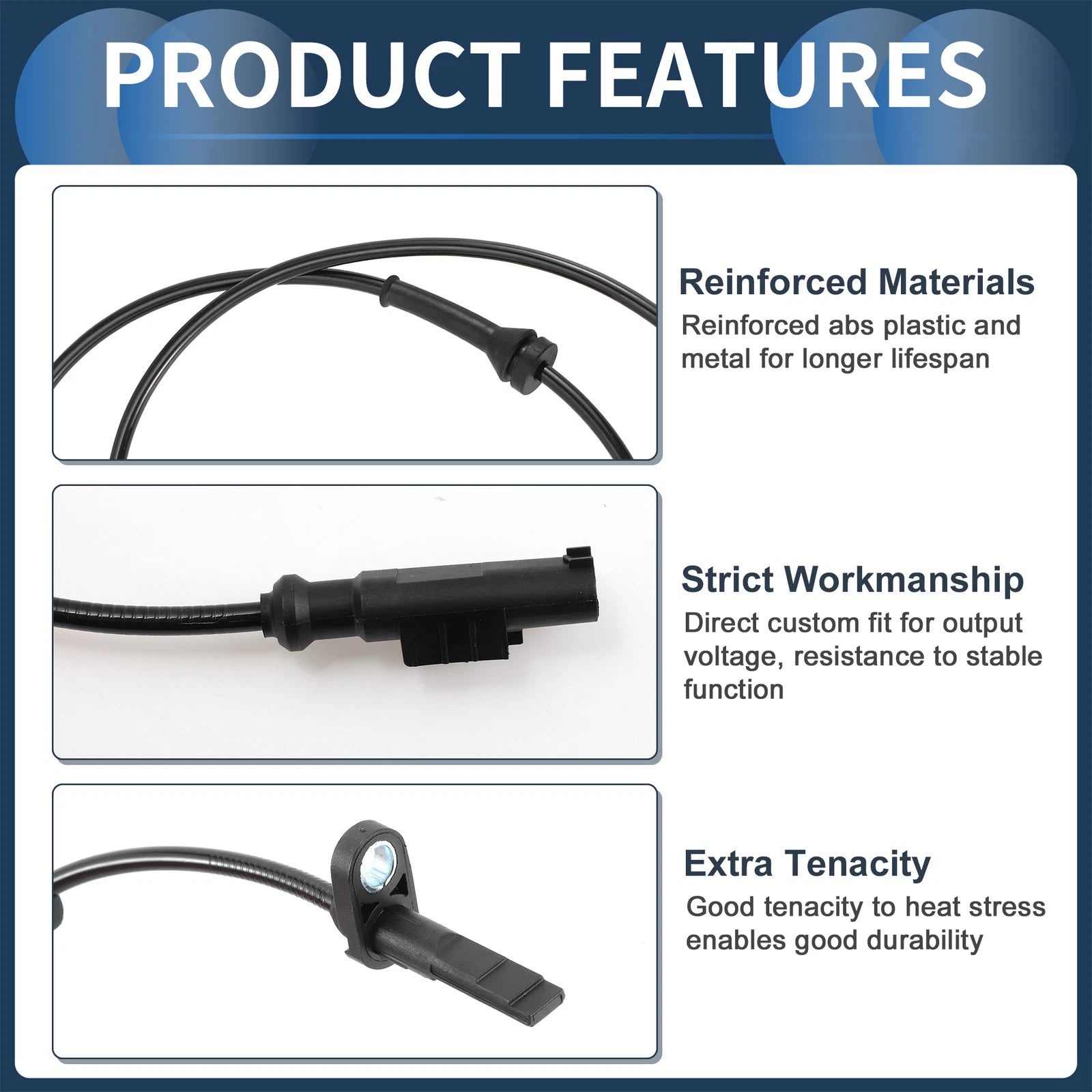 ABS Wheel Speed Sensor No. 68309819AC for Ram ProMaster 1500 (2017–2020)