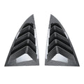 Carbon Look Rear Side Window Louver Shutter Cover for Tesla Model 3 (2024+)