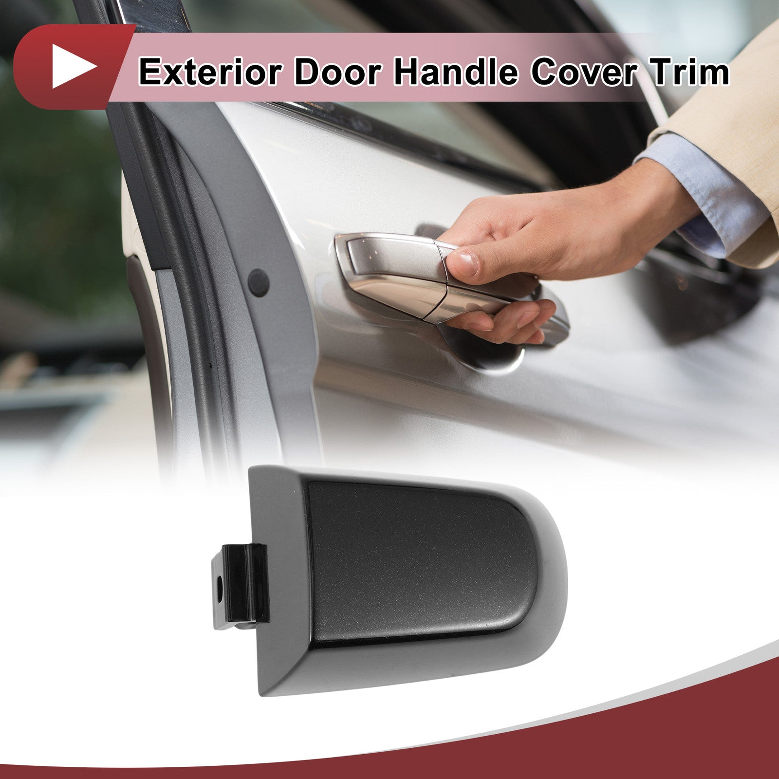 Exterior Door Handle Cover Trim Replacement for Chevrolet Traverse (2009–2022)