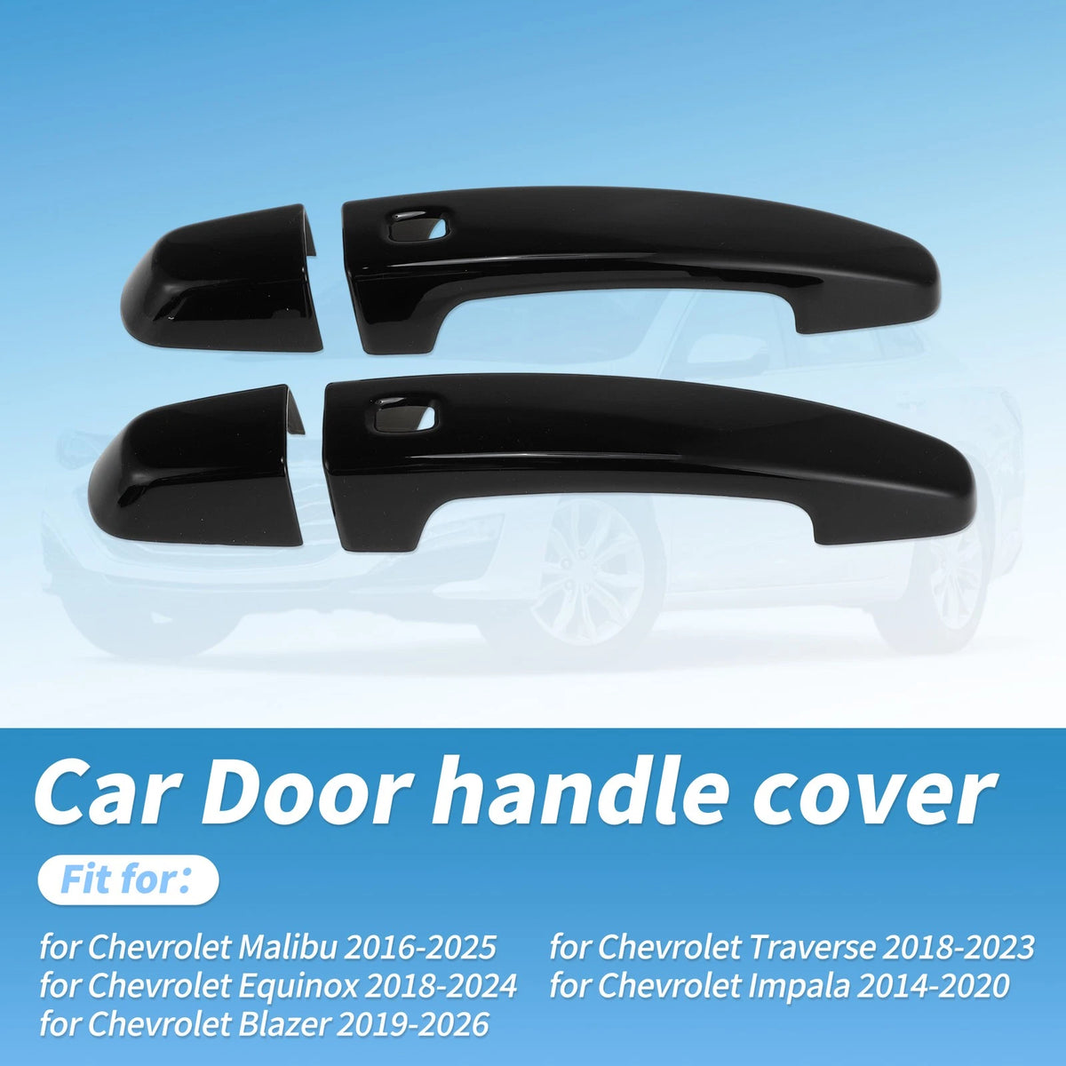 Exterior Door Handle Cover Trim Protector Replacement for Chevy Malibu (2012–2016)