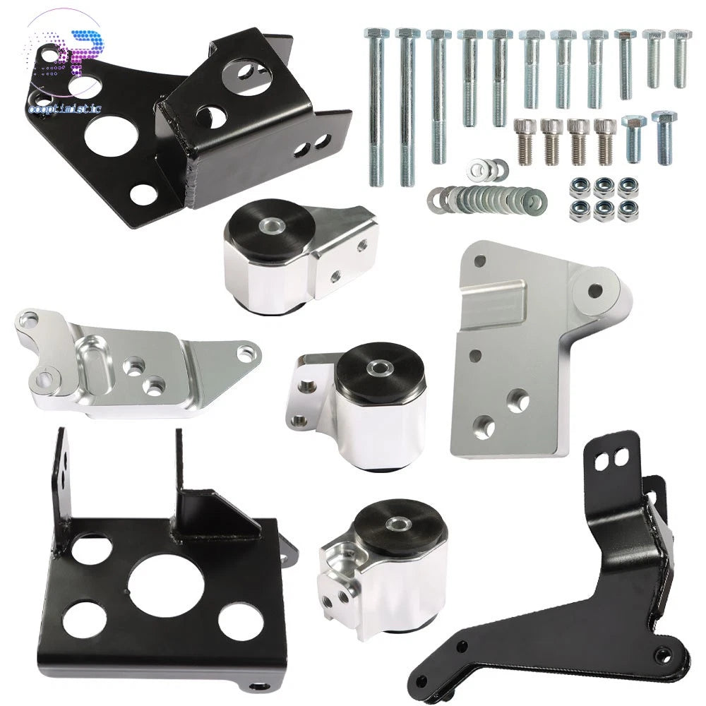 Engine Motor Mounts Bracket Kit for Integra EK Chassis K20 K24 (1996–2000)