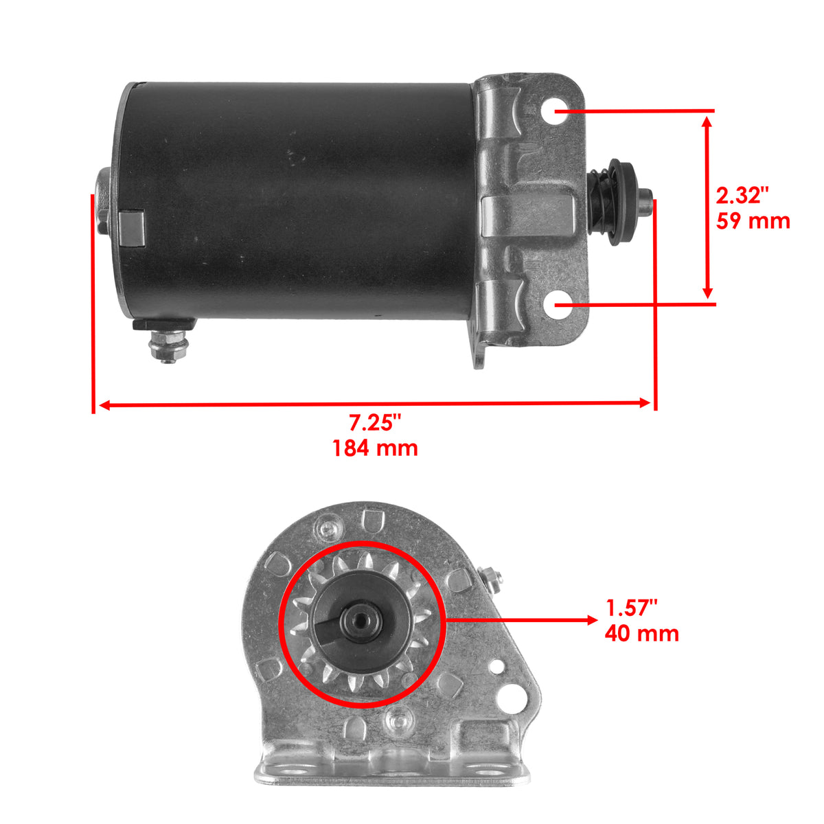 Starter Replacement for Cub Cadet Zero Turn RZT42 Briggs & Stratton (2005–2006)