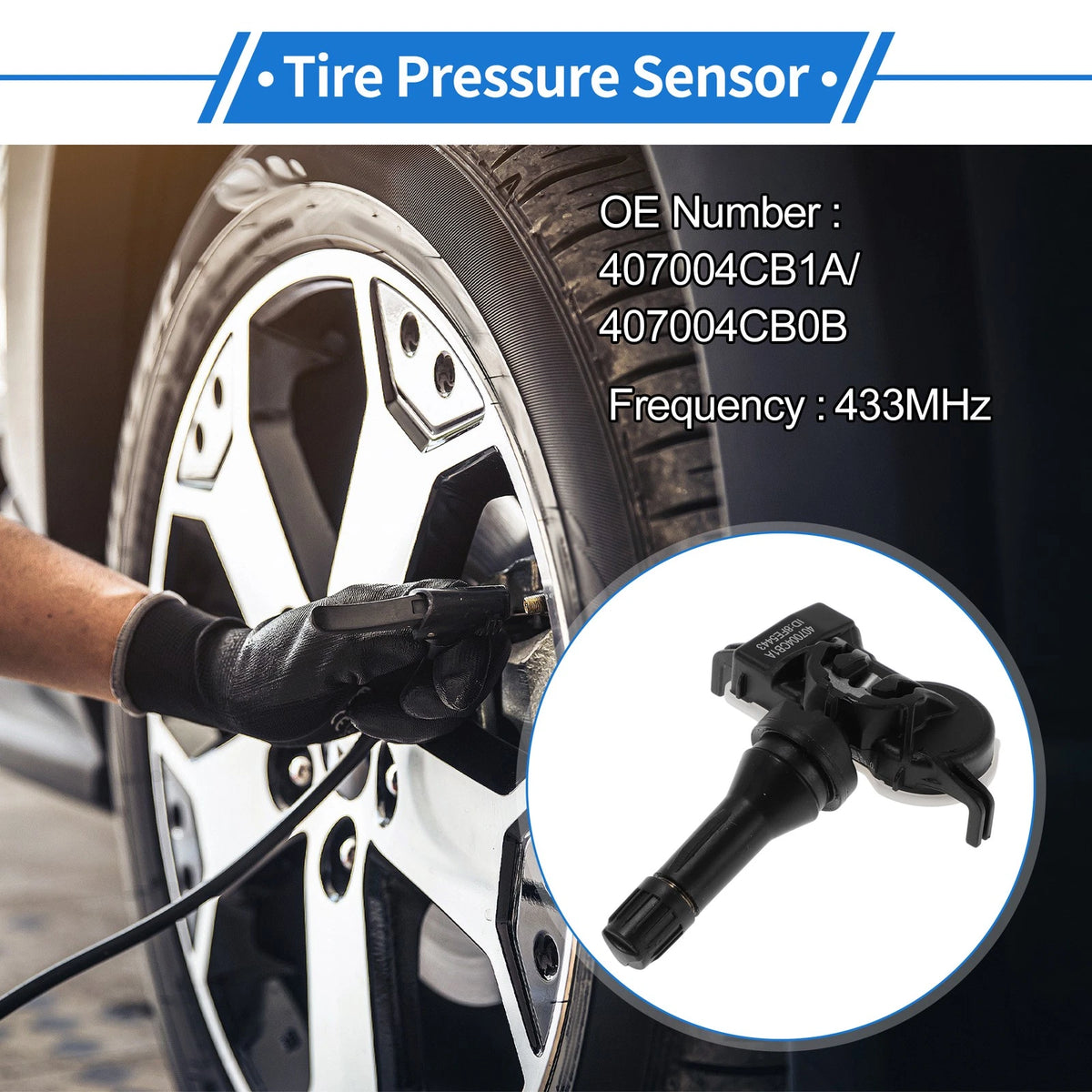 TPMS Sensor No. 407004CB1A for Infiniti QX50 (2018–2024)