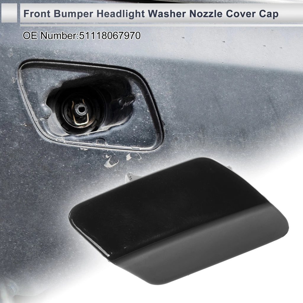 Front Right Washer Nozzle Cover Cap Replacement for BMW 320i (2006–2019)