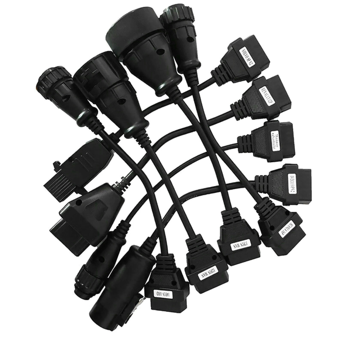 8 Pcs OBD2 Diagnostic Tool Adapter Cables for CDP B9 A (Truck)