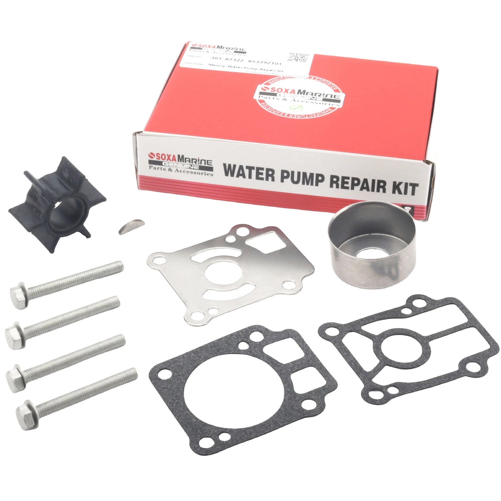 Water Pump Repair Service for Mercury Mariner 25 30 HP EFI (1990–2023)