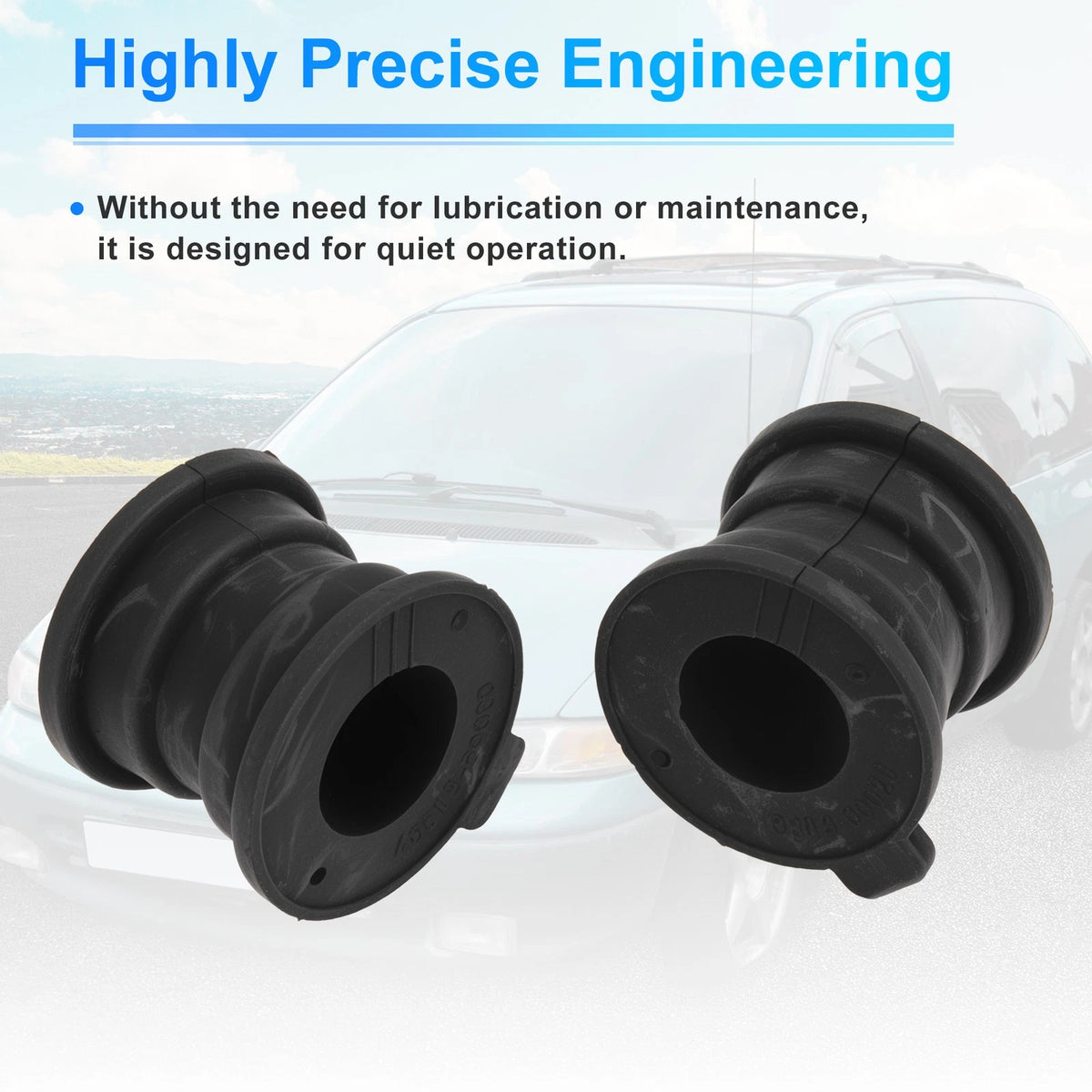 2X Rear Side Stabilizer Sway Bar Bushing Kit for Lexus GX460 (2010–2018) 4881860020