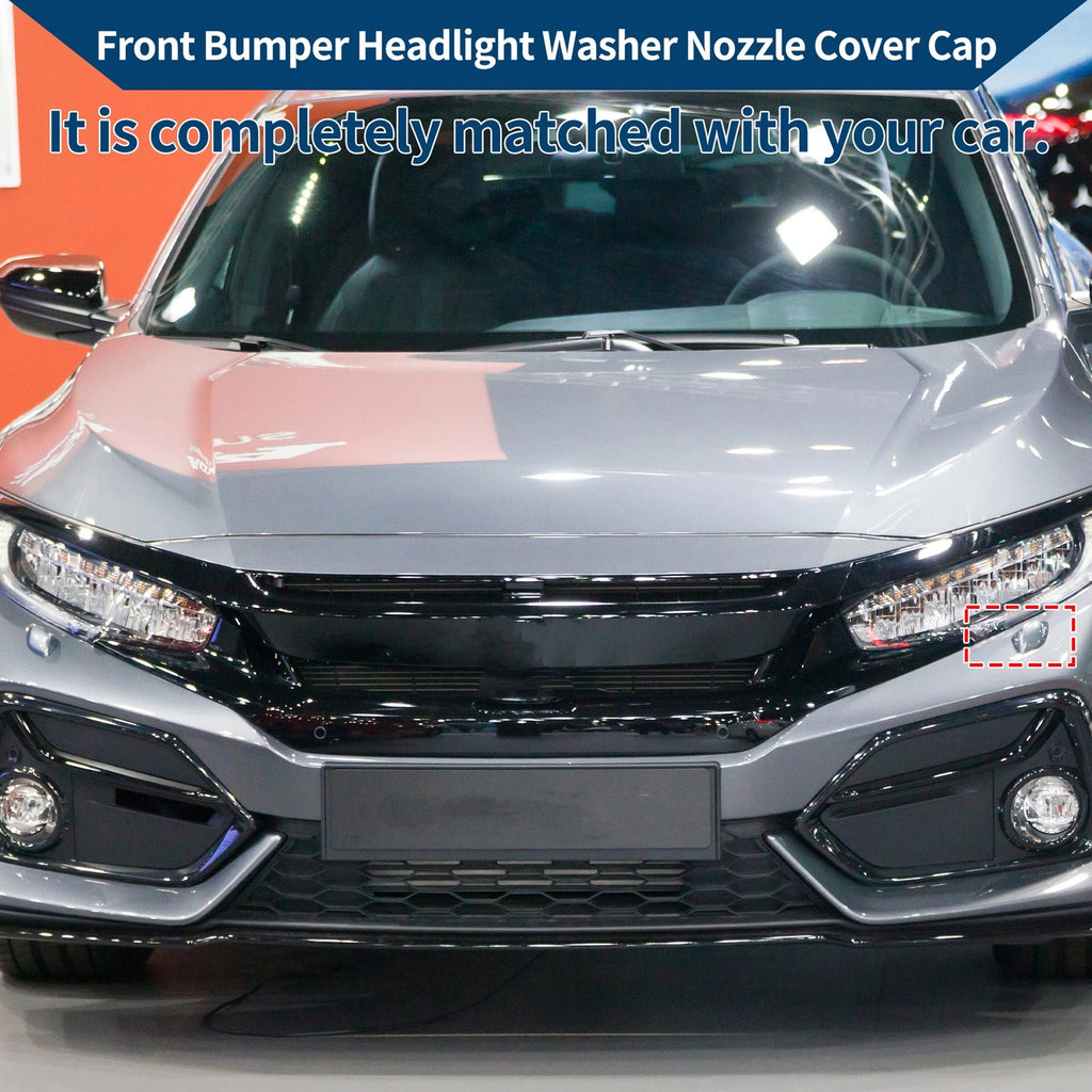 Front Left Washer Nozzle Cover Cap for Honda Civic FB2 FB3 2012–2013 Unpainted