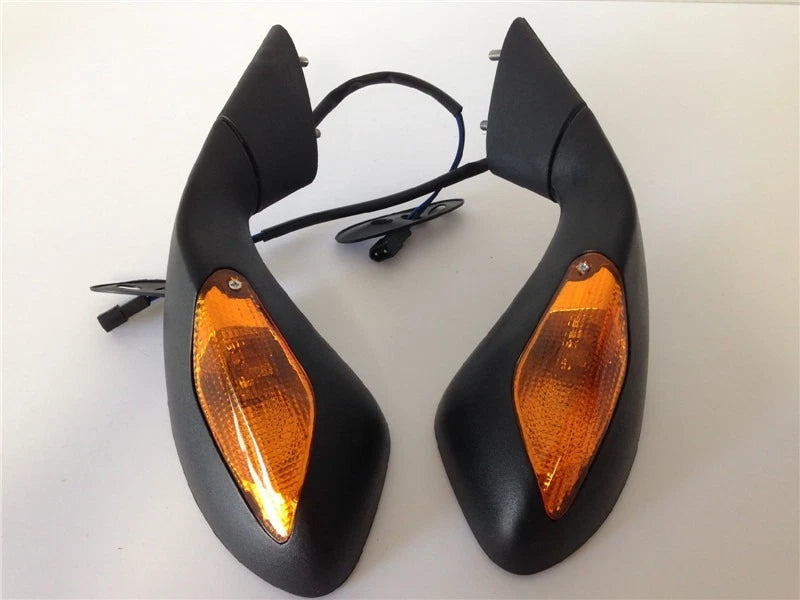Turn Signal Mirrors for RSV 1000 (2004–2008) - Black