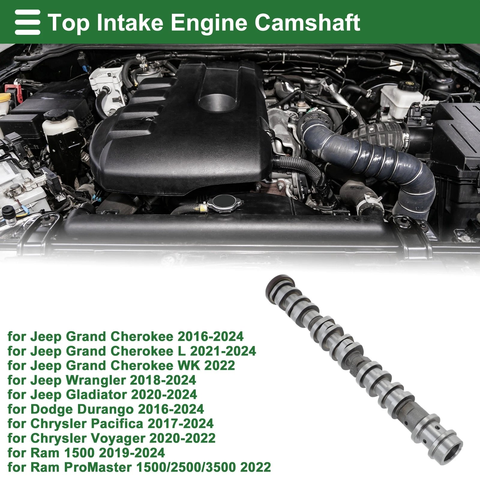 Engine Air Intake Camshaft Replacement for Jeep Grand Cherokee (2016–2024)