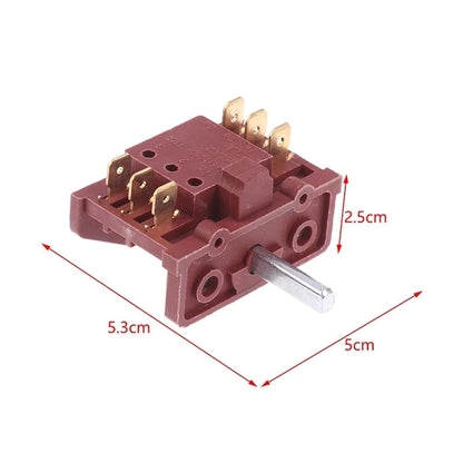 Rotary Switch for Oven Stove Replacement (250V 16A, 400V 10A)