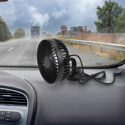 Practical Design Summer Cooling Electric Fan Car Cooler 3-speed Adjustment
