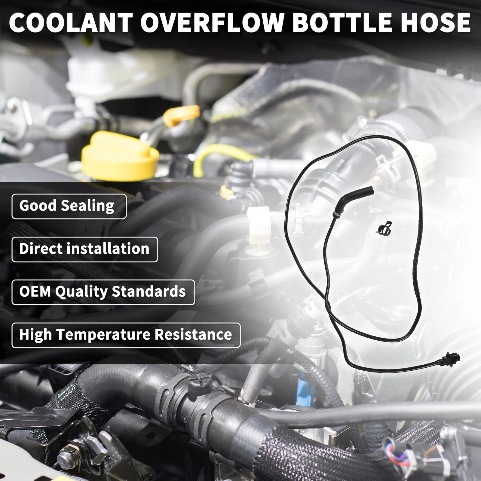 Coolant Overflow Bottle Hose Replacement for Ford C-Max (2015–2019)