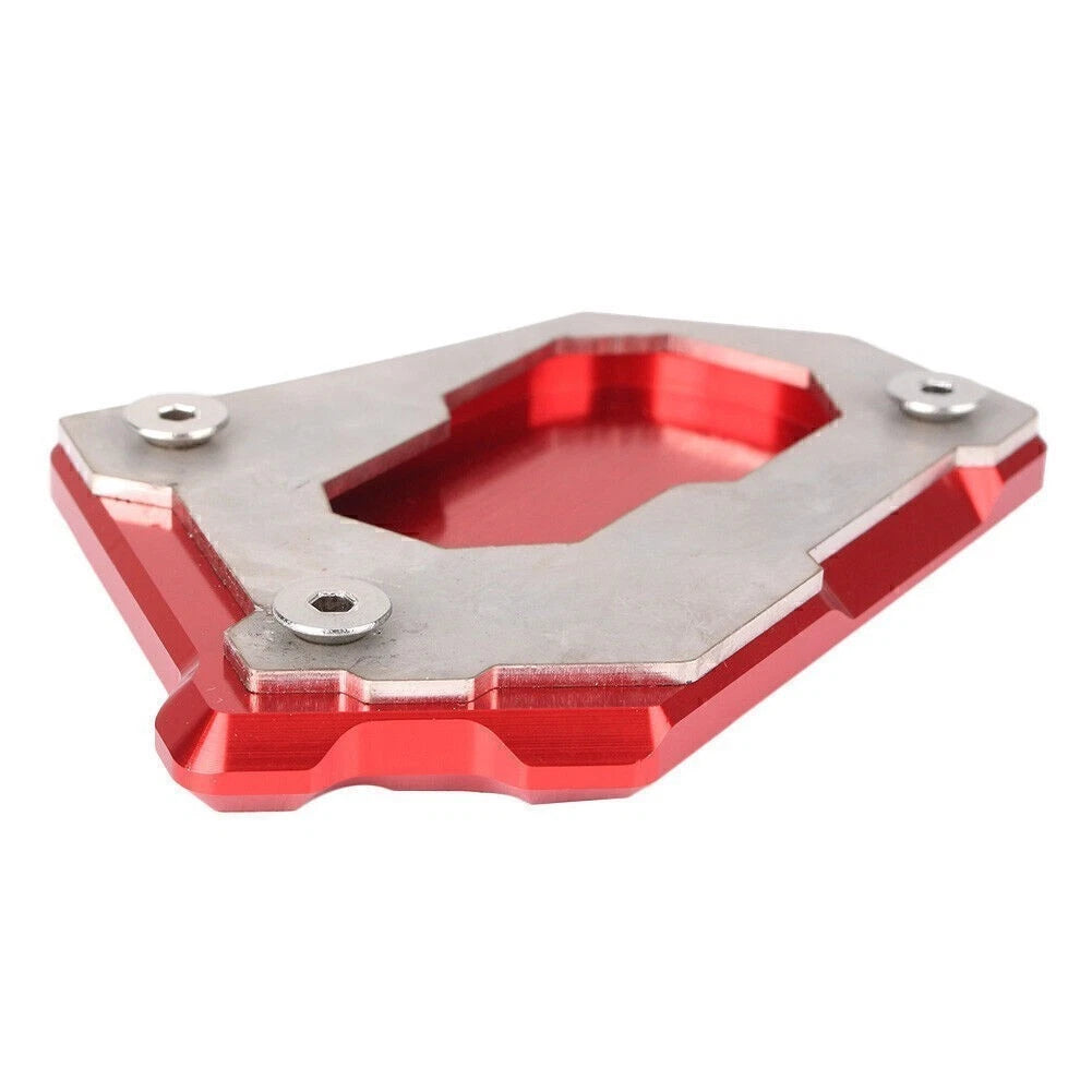 Side Stand Kickstand Plate Pad for BMW R1200GS LC (2013–2016) Red