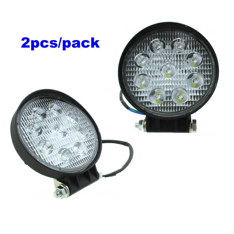2X Round LED Head Light for Trailmaster 150cc XRX XRS (2010–2023)