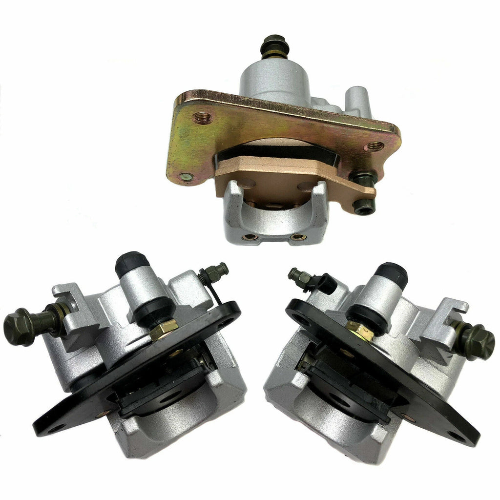 Set of 2 Front & Rear Brake Calipers for Yamaha Kodiak 400 YFM400 (2000–2002)