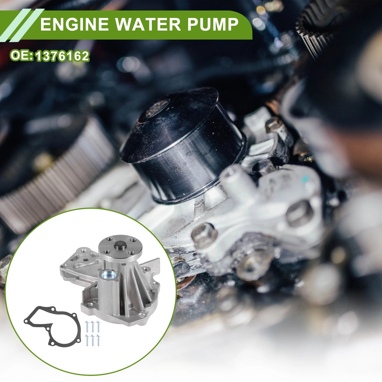 Engine Water Pump for Volvo S60 (2010–2015) No. 1376162 Cooling Pump