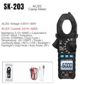 Electrician Clamp Meter Multimeter with Non Contact Voltage and Flashlight