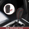 Gear Shift Knob Cover Replacement for Honda Inspire 2023 Red Faux Leather