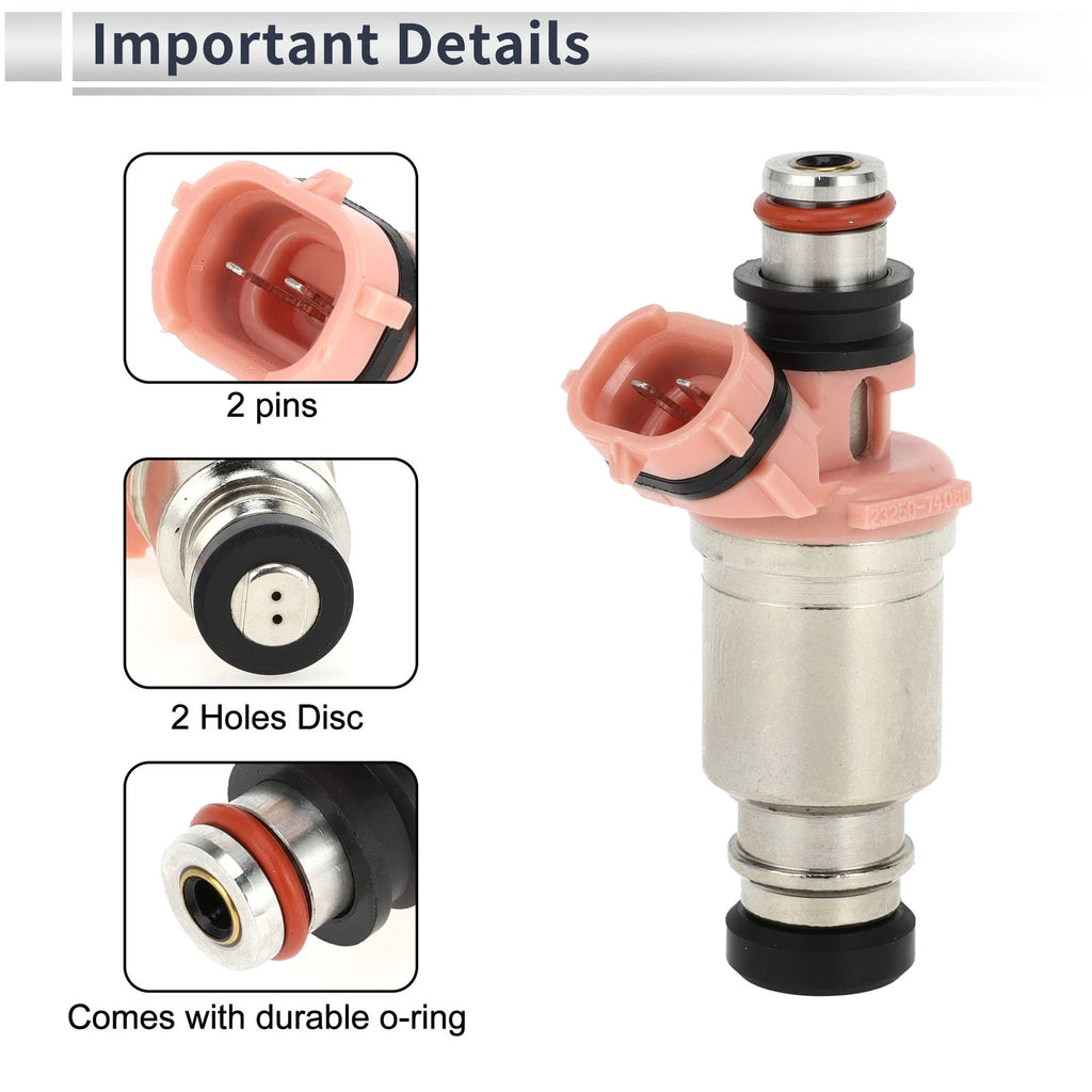 Fuel Injector Replacement for Lexus LX450 4.5L 1996-1997 1Pc Pink
