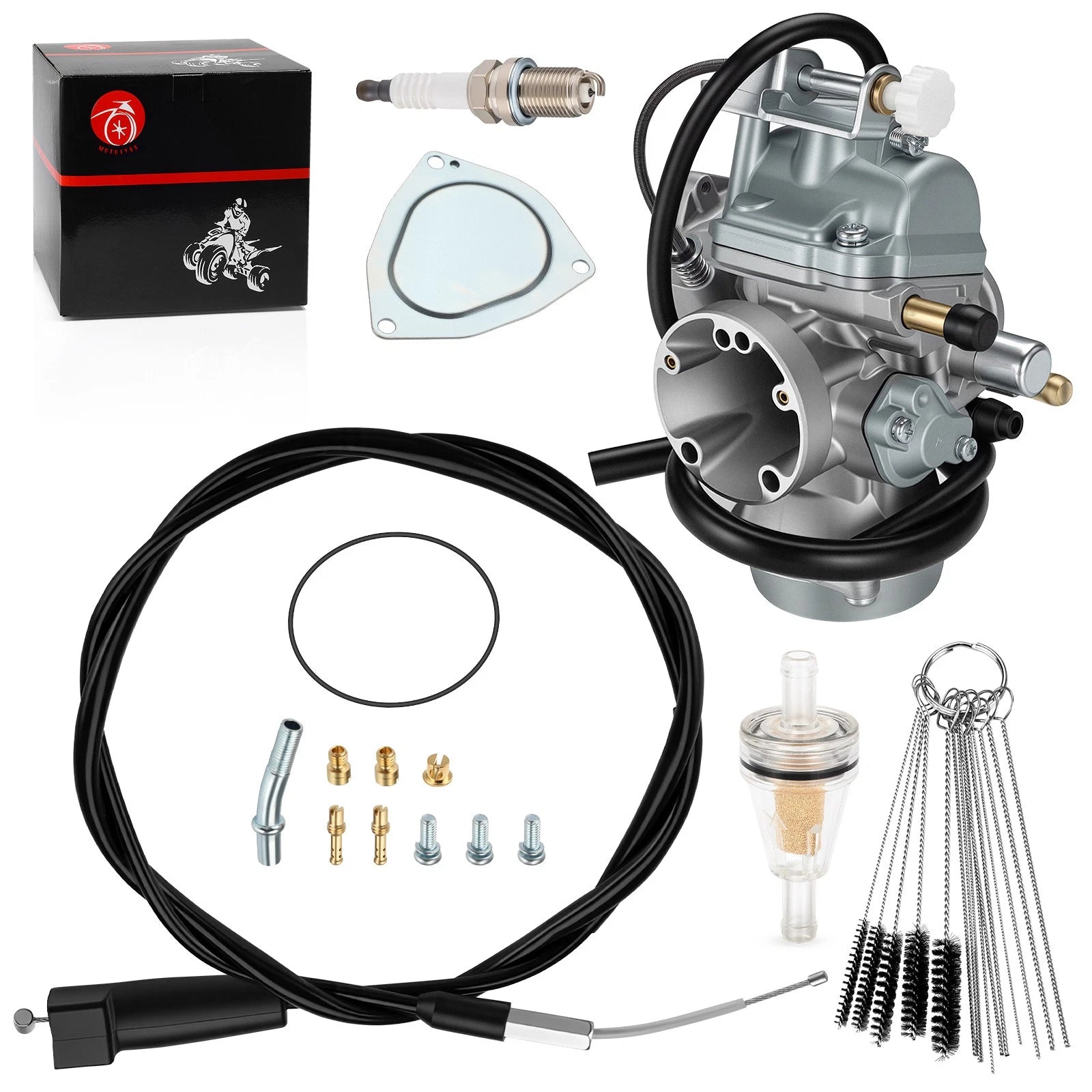 Carburetor w/ Throttle Cable for Suzuki Ozark 250 LT-F250 (2002–2007) 13110-05G01